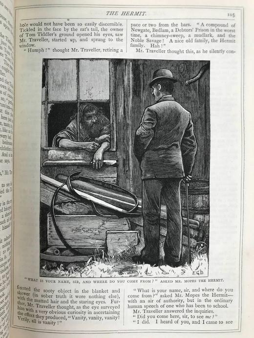 约19世纪后期 狄更斯《圣诞故事集/美国游记与意大利游记》 41幅插图 真皮精装16开 商品图6