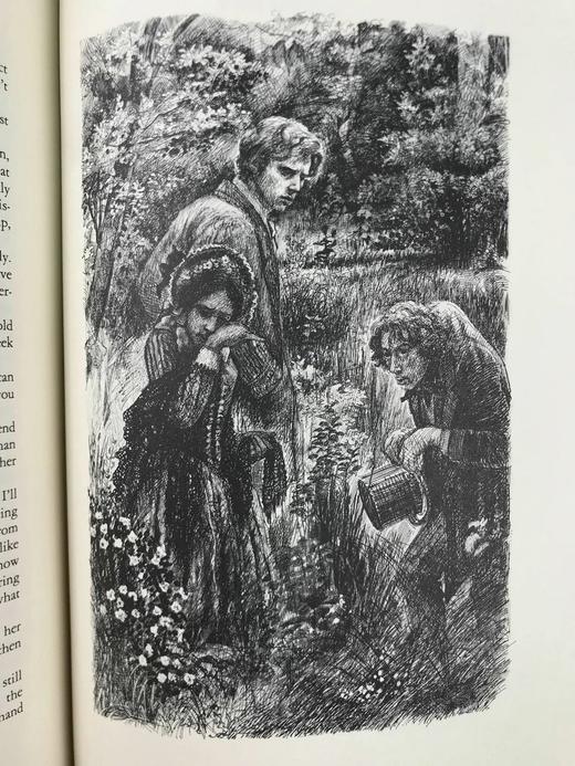 含藏书票！限量版！乔治·艾略特《弗洛斯河上的磨坊》 配多幅精美插图 豪华皮装18开 商品图11