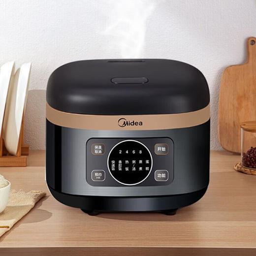 [鼎】美的（Midea）电饭煲4L 微压焖香蒸汽智能5层内胆7段熬煮 8H预约 8大菜单 内盖不可拆卸 760W FB40XQD61 商品图2