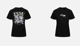 EVISU 女 T恤 2ESHTW4TS4082XXBLKX