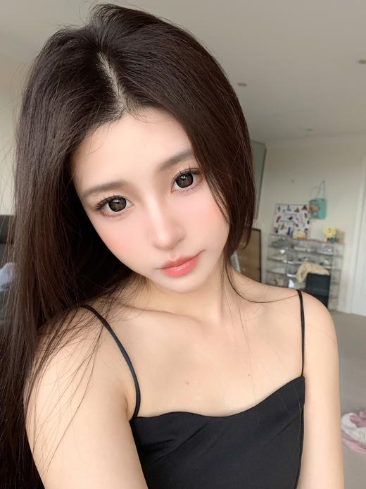 pinkg  半年抛美瞳 水晶黑 直径14.5mm着色13.8mm 商品图3