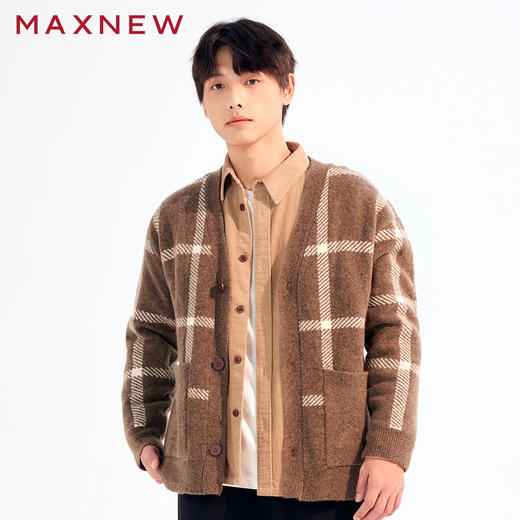 【毛衫】提花开襟毛衫1N4112507 商品图2