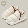 【锁温防风羽绒布鞋面】包跟棉拖鞋女士冬季情侣室内家居加绒厚底保暖家用防水棉鞋女冬男，告别冬季冻脚烦恼。ry 商品缩略图6