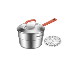 SUPOR苏泊尔不锈钢多用奶锅·苏泊尔极光系列ST18CC1   18CM