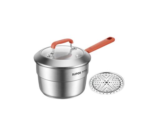 SUPOR苏泊尔不锈钢多用奶锅·苏泊尔极光系列ST18CC1   18CM 商品图0