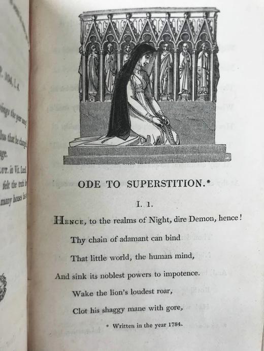 1812年 塞缪尔·罗杰斯诗集 数十幅木版画插图 全真皮精装36开 商品图13