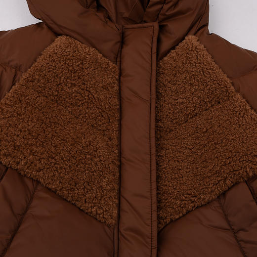 棉果果专柜同款冬季新品女童中长款羽绒服M422102924545 商品图3