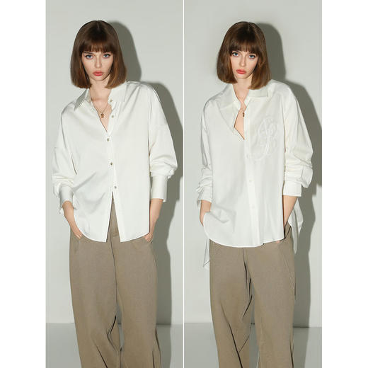 【限时秒杀】COCOBELLA设计感分割立裁香蕉裤女垂坠baby肤感休闲裤PA7018 商品图2