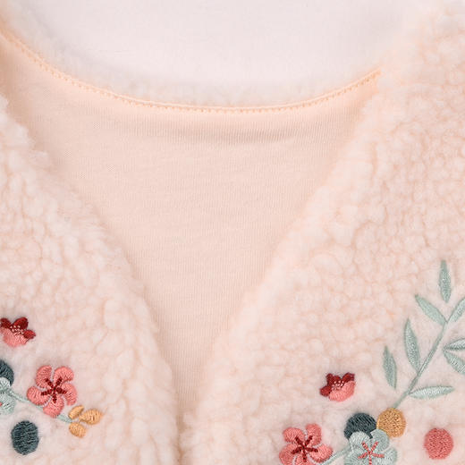 棉果果专柜同款冬季新品女童两件套夹棉连体衣M422722824603 商品图4