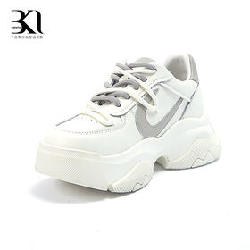 BAKERLOO女鞋牛皮舒适厚底老爹鞋