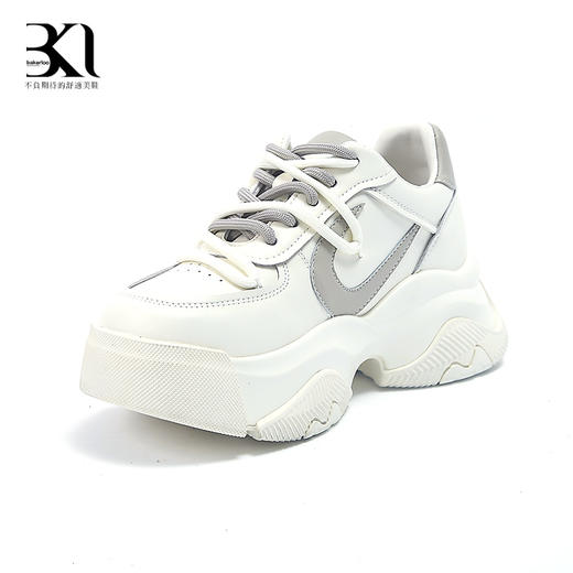 BAKERLOO女鞋牛皮舒适厚底老爹鞋 商品图0