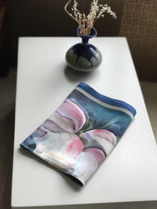 优品堂【花魁方巾】桑蚕丝90x90方巾 商品图8