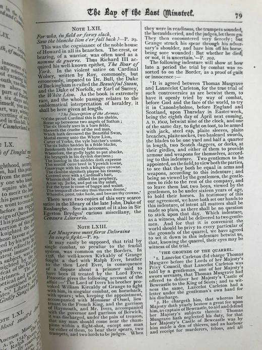 工坊特装本！1904年 司各特诗集 1幅肖像插图 全真皮精装32开 商品图7