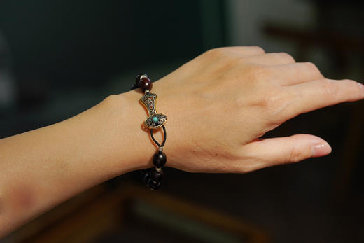 月历银｜小叶紫檀银如意 商品图7