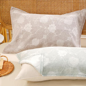 藤蔓秋海棠系列枕巾全棉高档轻奢高级感四季通用高端舒适耐用亲肤