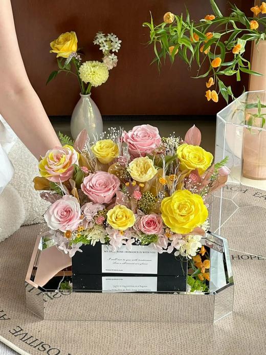 特别定制永生花温馨花园城堡生日送礼商务送花礼物 商品图12