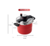 SUPOR苏泊尔6L巧易开悦旋压力快锅·蒸格型YW229KC1丹砂红 商品缩略图3
