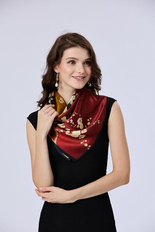 优品堂【缀点】50x50方巾 商品图0