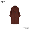 N°28 秋冬女款羊绒百搭外套宽松舒适中长款双面呢大衣8A51D607  商品缩略图2