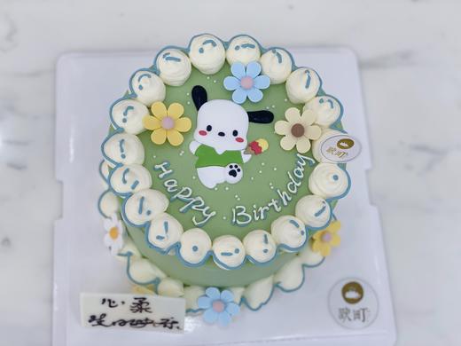 复古草绿色·卡通帕恰狗蛋糕 商品图2