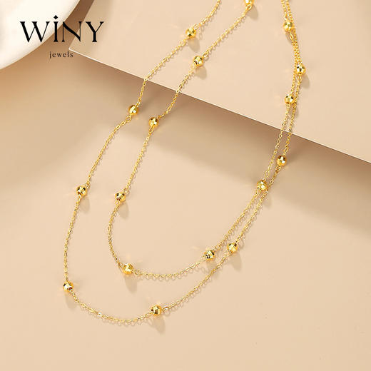 Winy925纯银光影流转项链送女友闺蜜节日生日礼物 商品图0