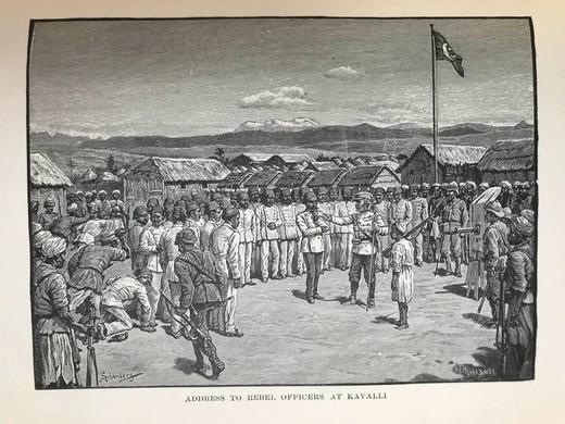 1890年 亨利·莫顿·斯坦利《最黑暗的非洲》（全2卷） 152幅木版画插图与地图 漆布精装大32开 商品图13