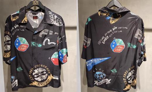 EVISU 男 衬衫 2ESHTM4SS1022BZBLKX 商品图0
