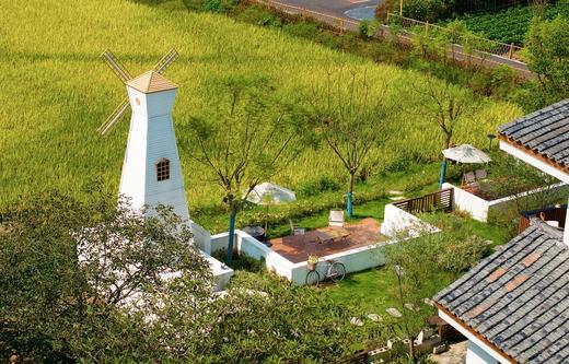 【眉山-520号院】5房独栋田园风小院，温泉私汤房，春季油菜花海，夏季千亩稻田，K歌、超大花园庭院、露台gg 商品图7
