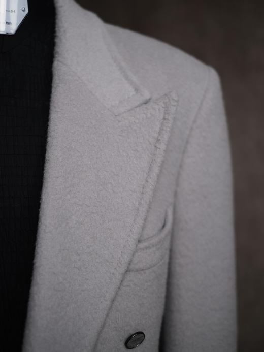 Le Palais 20%SULI羊驼毛80%美丽诺羊毛710克廓形款切斯菲尔德大衣 商品图1