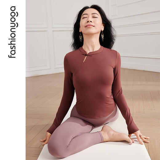 凡圣瑜伽新中式瑜伽长袖FC14352 商品图2