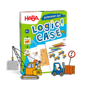 德国 HABA 逻辑游戏-拓展卡牌 题卡补充包 不含底座 6岁 【工地】主题 -1306126001