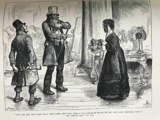 约19世纪后期 狄更斯《尼古拉斯·尼克贝》 59幅插图 真皮精装16开 商品图4