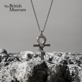 大英博物馆 埃及系列 灵蛇献瑞蛇形安卡复古项链