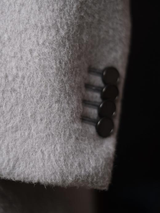 Le Palais 20%SULI羊驼毛80%美丽诺羊毛710克廓形款切斯菲尔德大衣 商品图7