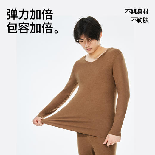 正品德绒 保暖高弹 | RAU德绒保暖内衣套装 男女情侣款秋冬保暖内衣 经典内搭 多色入 商品图8