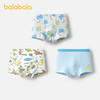 巴拉巴拉男童内裤棉a类儿童平角短裤小童宝宝亲肤四角抗菌三条装 商品缩略图1