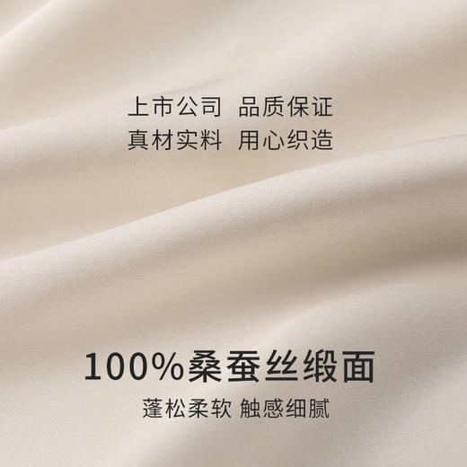 金三塔100%桑蚕丝夹绵印花保暖睡袍女轻奢缎面中式立领睡衣    YSFED102 商品图4