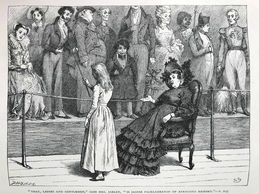 约19世纪后期 狄更斯《远大前程/老古玩店》 69幅插图 真皮精装16开 商品图5