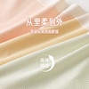 洁丽雅4条装中腰纯棉女士内裤可爱糖果色系双层纯棉内裆裸感舒适亲肤三角裤 商品缩略图2