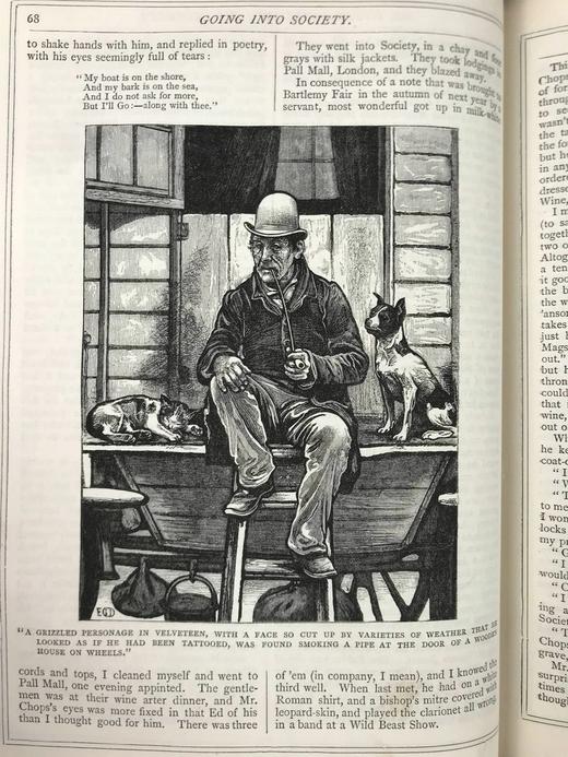 约19世纪后期 狄更斯《圣诞故事集/美国游记与意大利游记》 41幅插图 真皮精装16开 商品图9