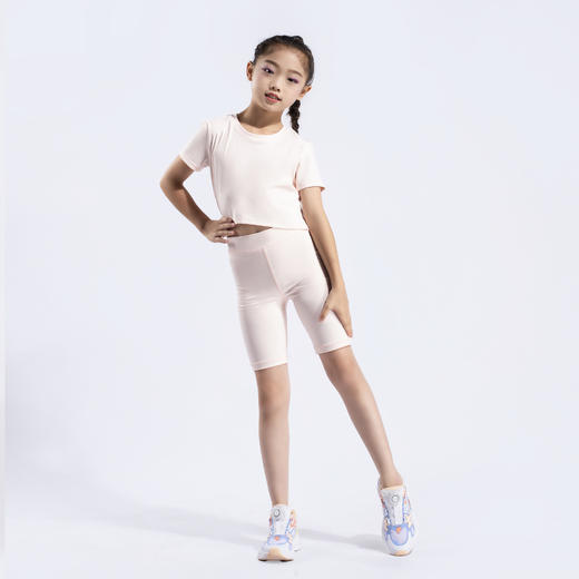 跃牌【欲动春风】儿童系列 短袖短裤套装23205+23403 商品图3