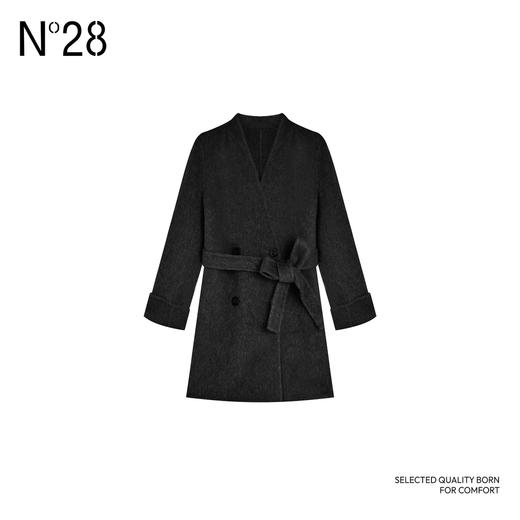 【破价】N°28【大女主进阶版】中长女款休闲毛呢外套气质时尚双面毛呢大衣8A52D735 商品图2
