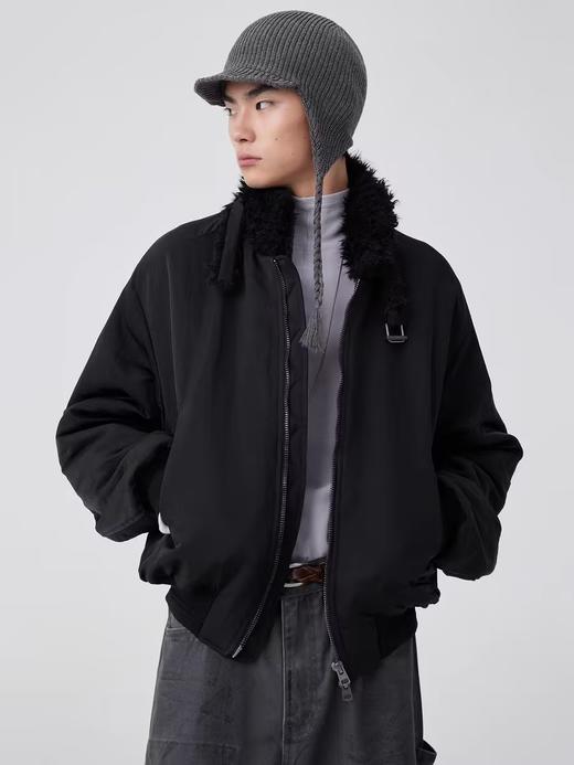 Simple Project/A24204/亚麻混纺短檐护耳帽 商品图1