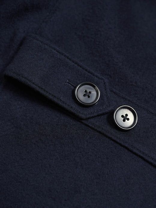 Loro Piana 90%美丽诺羊毛10%羊绒羽绒（内胆可拆卸）短款派克大衣 商品图2