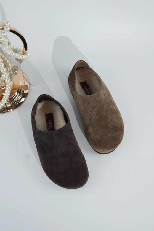 westory2025年春季新款舒适保暖优雅随性羊羔毛内底勃肯鞋W25AM58391 商品图2