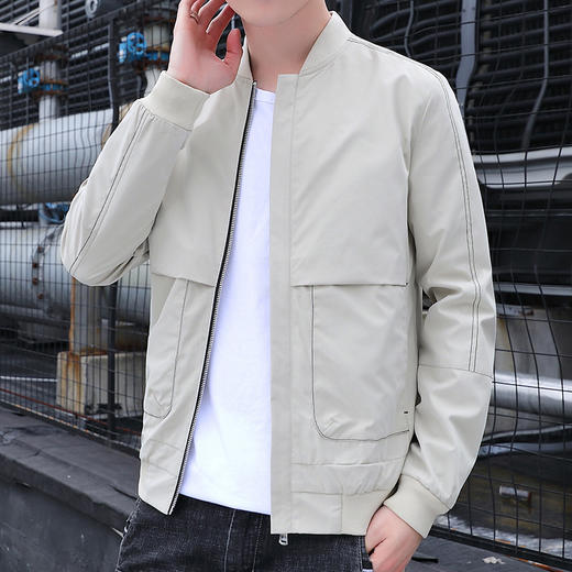 秋季必备🔥品牌直发🚗超硬核夹克😎【真维斯潮流新款立领夹克外套 】 ✅ 上身立挺有筋骨，非常的有型 ✅全新面料更显质感抗皱免烫  商品图1