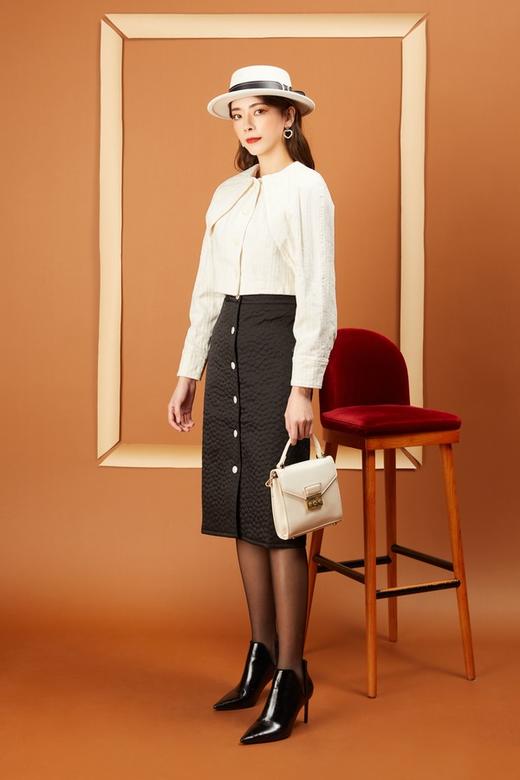 amadella 修身黑色半裙 10923 商品图1