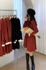 Stay2Weeks 红色氛围感蝴蝶结针织连衣裙 17783 商品缩略图2