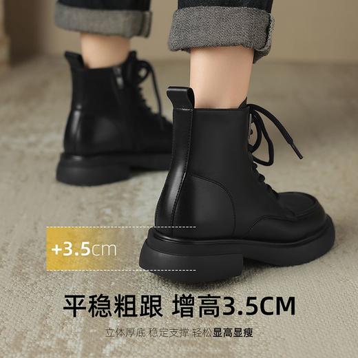 ZHR则则时尚甜酷经典马丁靴短靴2024新款冬季加绒百搭靴子女鞋潮 商品图4