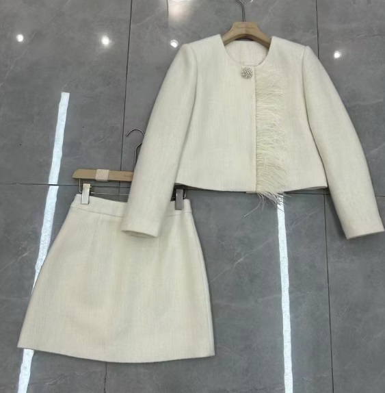 【门店同款】ENJOY冬季自由意志精致毛毛羽绒套装 160003112